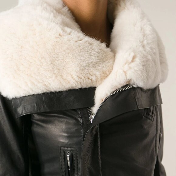 REX Fur leather Women's Jacket - Picture 4 of 4